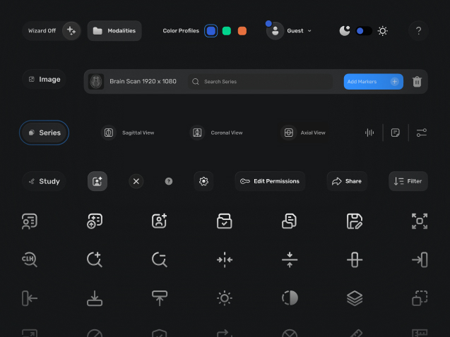 MiPACS Web Viewer Hover